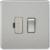 Knightsbridge SF6300BC 13A Switched Fused Spur  Brushed Chrome