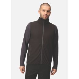 Regatta Navigate Fleece Bodywarmer Black/Seal Grey 3X Large 50" Chest