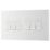British General 900 Series 20A 16AX 6-Gang 2-Way Light Switch  White
