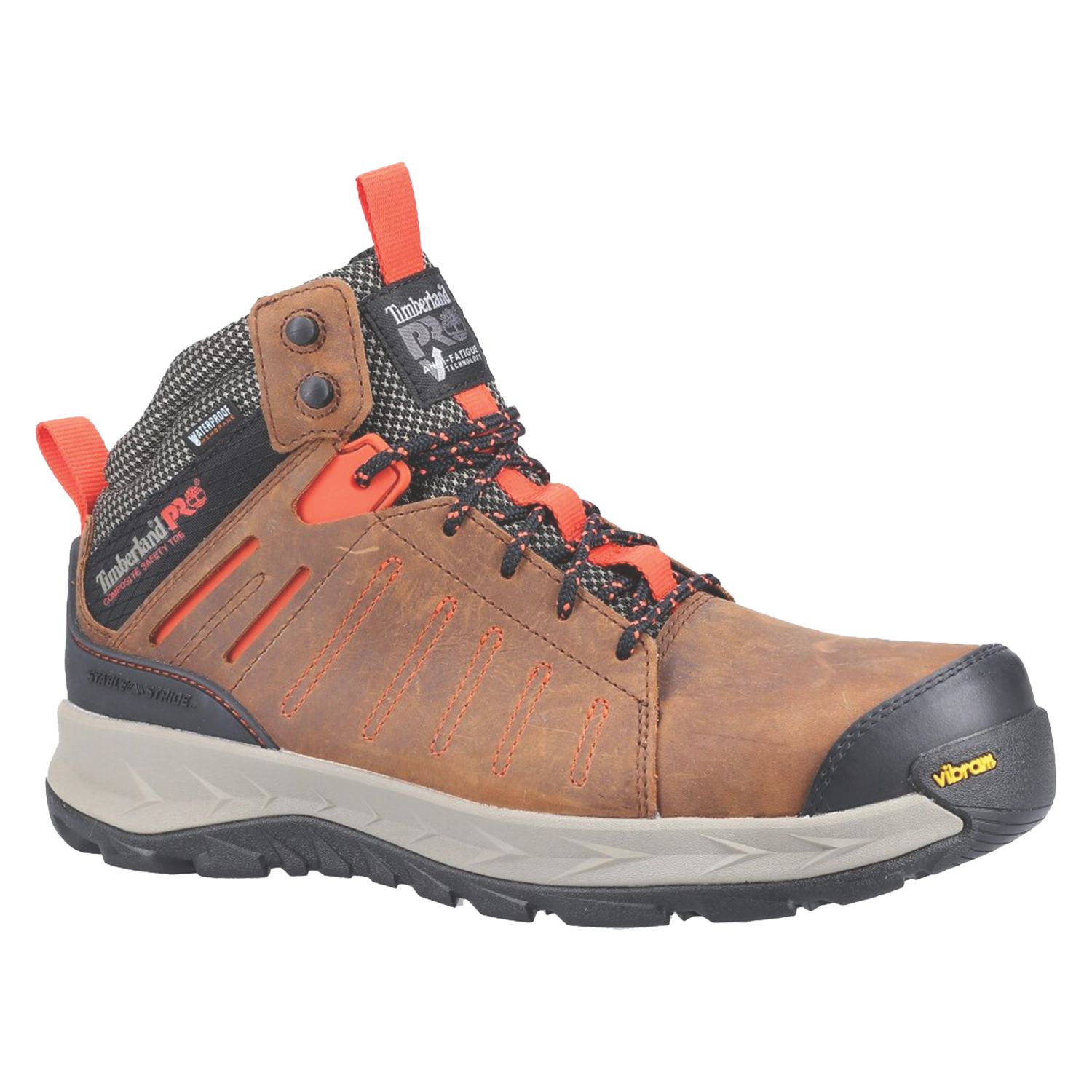 Timberland Pro Trailwind Size 8 Brown Waterproof Safety Boots (191XP)