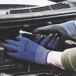 Site SWG450 Safety Gloves Blue Large