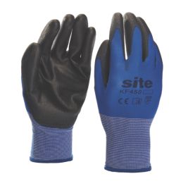 Site SWG450 Safety Gloves Blue Large