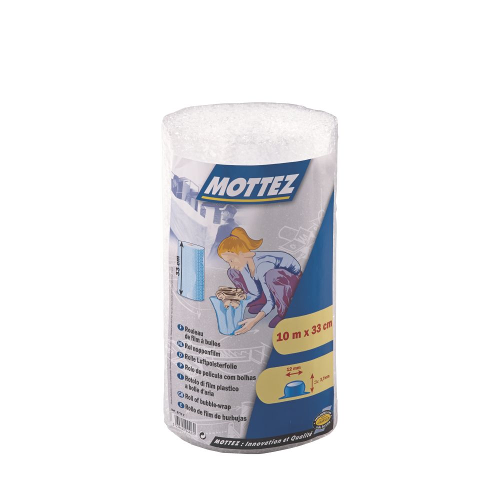 Mottez Bubble Wrap 0.33m x 10m - Screwfix