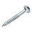 Quicksilver  PZ Rounded Self-Tapping Woodscrews 10ga x 1 1/2" 200 Pack