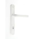 Mila ProSecure Enhanced Security Type A Door Handle Pair White