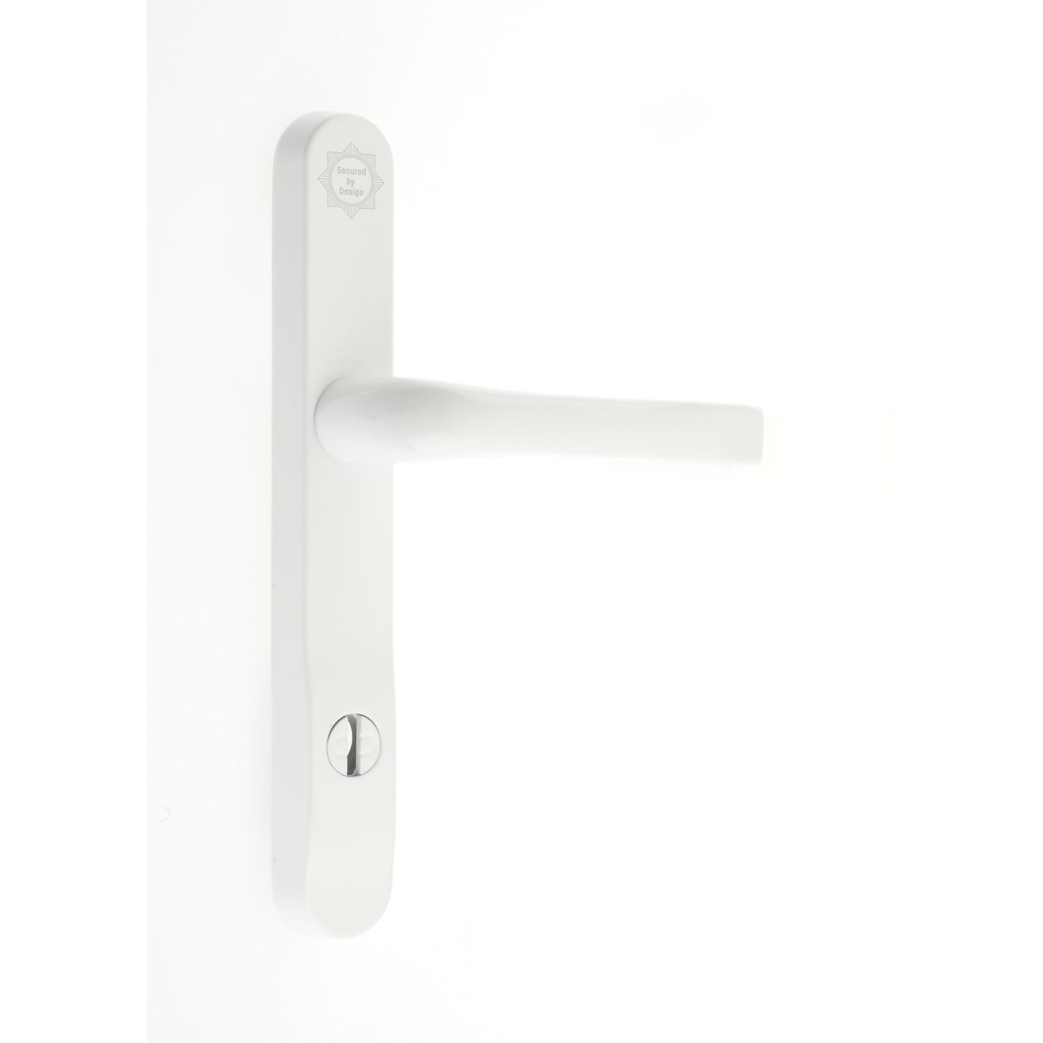 Mila ProSecure Enhanced Security Type A Door Handle Pair White (19263)