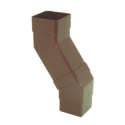 FloPlast  Square 25-65mm Adjustable Offset Bend Brown 65mm