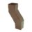 FloPlast  Square 25-65mm Adjustable Offset Bend Brown 65mm
