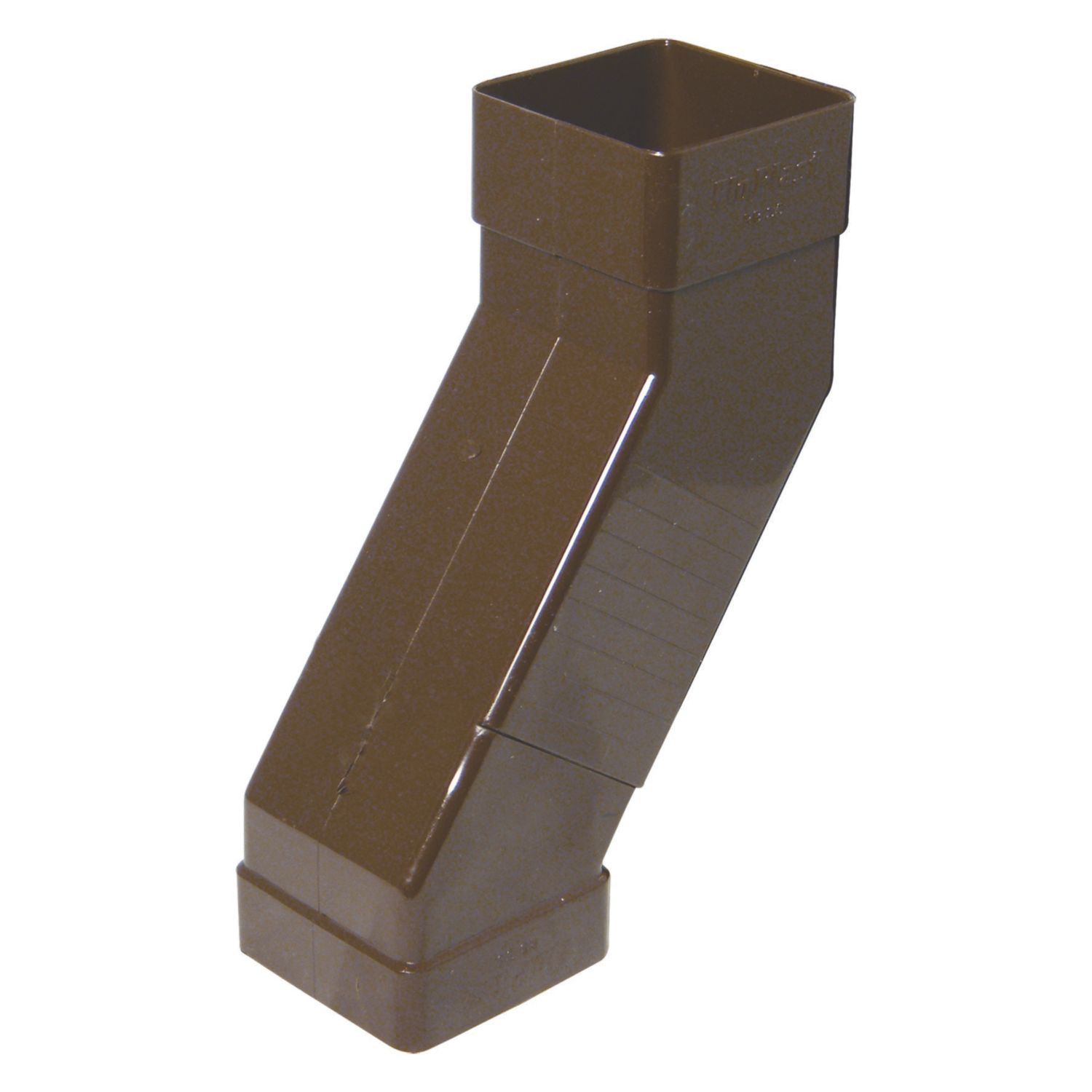 FloPlast Square 25-65mm Adjustable Offset Bend Brown 65mm (1926F)