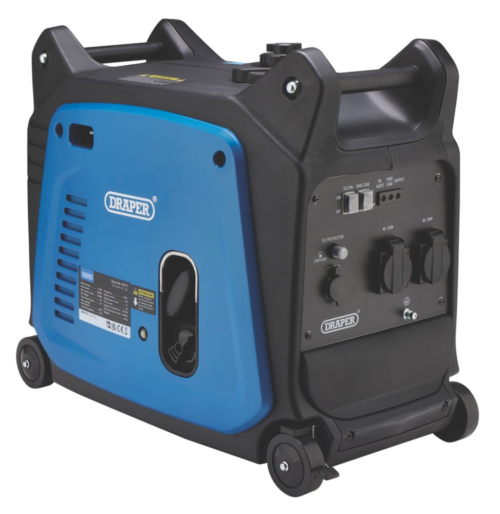 Draper 95197 2300W Inverter Generator 230V - Screwfix