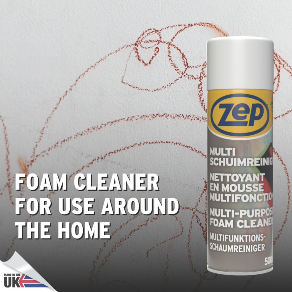 Zep Multi-Purpose Foam Cleaner 500ml - Screwfix