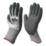 Site SWG360 Cut Resistant Gloves Grey Marl / Black Small