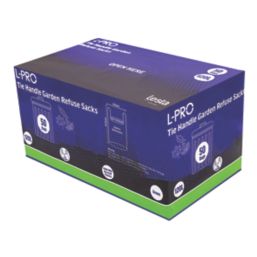 L-PRO  Green Garden Refuse Sacks in Dispenser Box 120Ltr 50 Pack