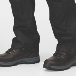 Regatta Linton Waterproof  Work Trousers Black X Large 39" W 32" L