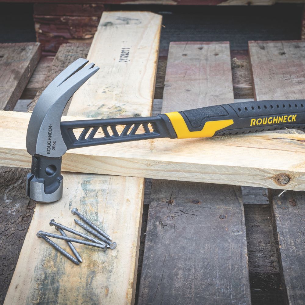 Roughneck Gorilla V-Series Single-Piece Claw Hammer 20oz (0.57kg