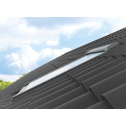 Keylite  Manual Centre-Pivot White Painted Timber Double-Glazed Roof Window Clear 780mm x 980mm