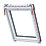 Keylite  Manual Centre-Pivot White Painted Timber Roof Window Clear 780mm x 980mm