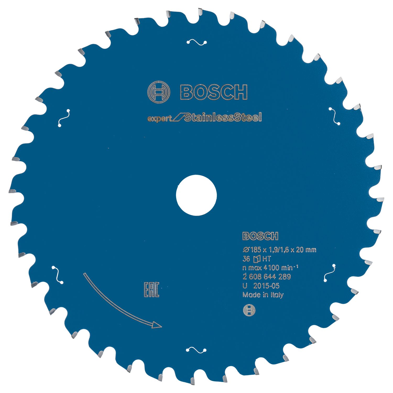 Bosch Expert Stainless Steel Circular Saw Blade 185mm x 20mm 36T (192KP)