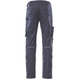 Mascot Mannheim Unique Work Trousers Dark Navy 36.5" W 32" L