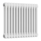 Reina 500mm x 605mm 1626BTU White Horizontal 2 Column Radiator
