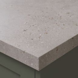 Wilsonart  Matt Beige Stone Effect Laminate Worktop 4100mm x 620mm x 38mm