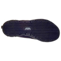 Skechers Ghenter Srelt Metal Free Womens Slip-On Non Safety Shoes Black ...