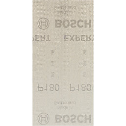 Bosch Expert M480 180 Grit Mesh Multi-Material Sanding Net 186mm x 93mm 50 Pack