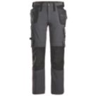 Snickers AW Full Stretch Holster Trousers Steel Grey / Black 31" W 32" L