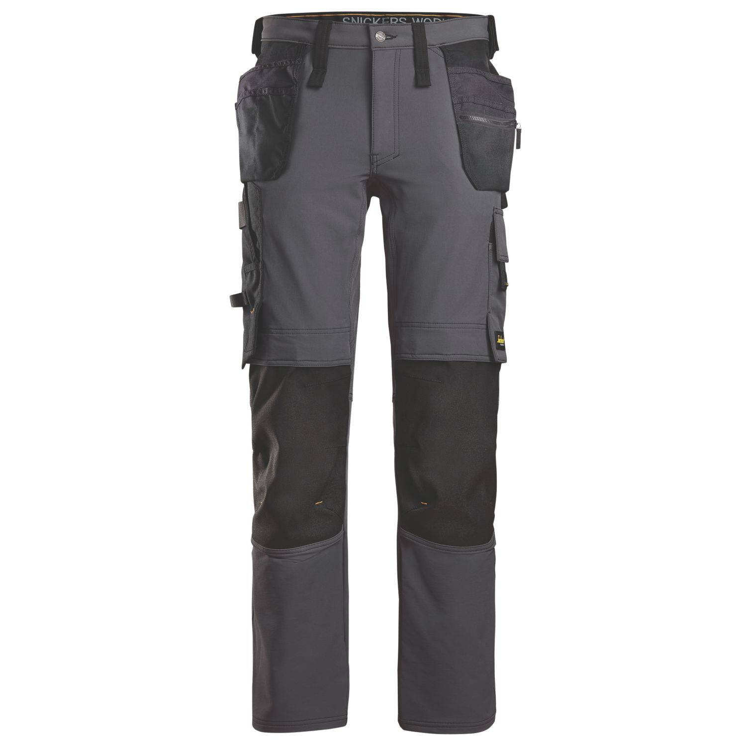 Snickers 6271 Full Stretch Work Trousers Steel Grey/Black 31" W 32" L (192RX)