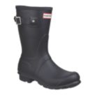 Hunter Original Short Size 8 Womens Black Non Safety Wellies