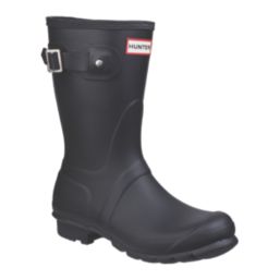 Hunter Original Short Size 8 Womens Black Non Safety Wellies