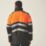 Regatta Hi Vis X-Pro Shell Jacket Black/Orange Medium 40" Chest