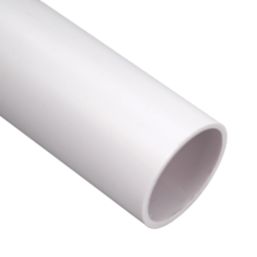 FloPlast Solvent Weld Waste Pipes White 32mm x 3m 10 Pack