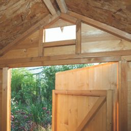 Rowlinson  5' x 6' 6" (Nominal) Apex Shiplap T&G Timber Shed