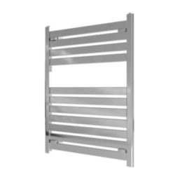 Azur 800mm x 450mm 672BTU Chrome Flat Designer Towel Radiator