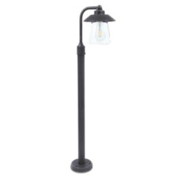 Lutec Cate 945mm Outdoor Post Light Black Rust