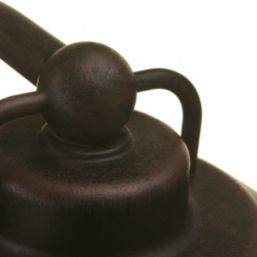 Lutec Cate 945mm Outdoor Post Light Black Rust