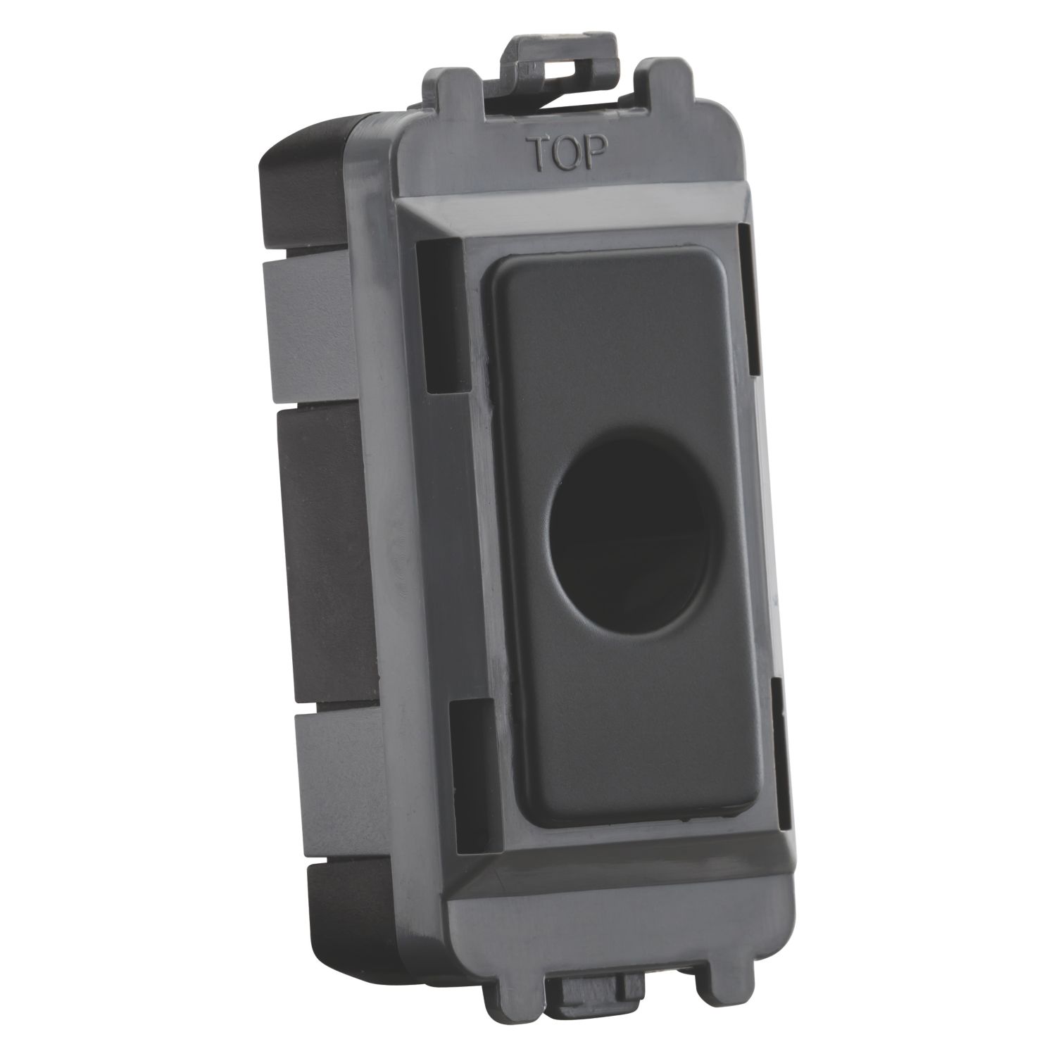 Knightsbridge GDM012AT 0A Grid Flex Outlet Anthracite (193CR)