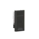 Knightsbridge  Modular RJ45 Ethernet Socket Black with Black Inserts