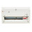 Contactum Defender 1.0 20-Module 16-Way Part-Populated  Main Switch Consumer Unit with SPD