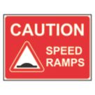 Essentials  "Caution Speed Ramps" Sign 450mm x 600mm