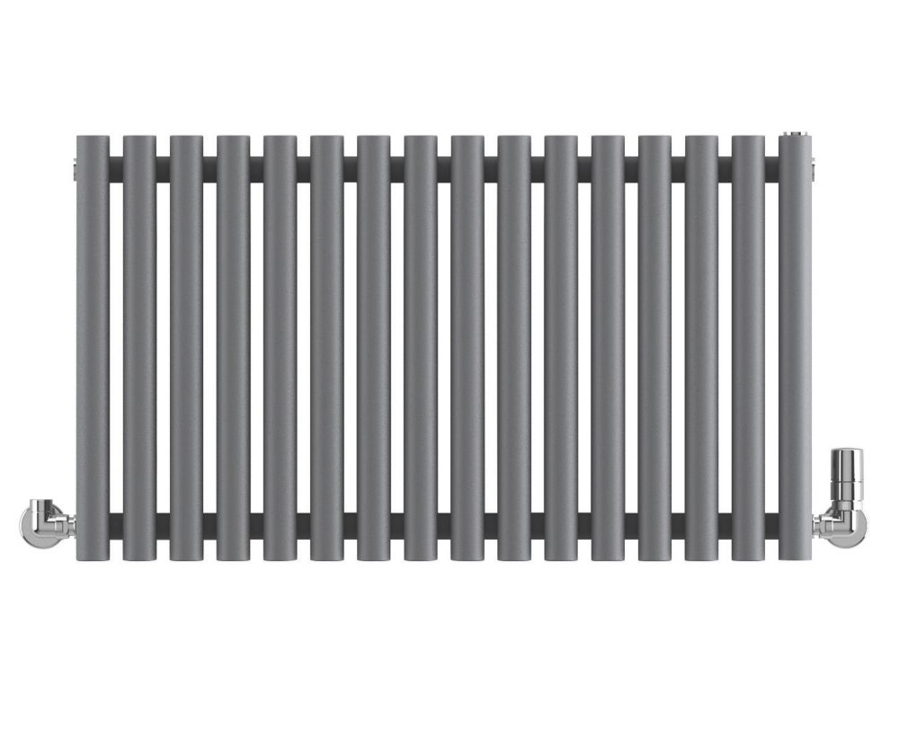 Terma 500mm x 865mm 2015BTU Dark Grey Horizontal Designer Radiator ...