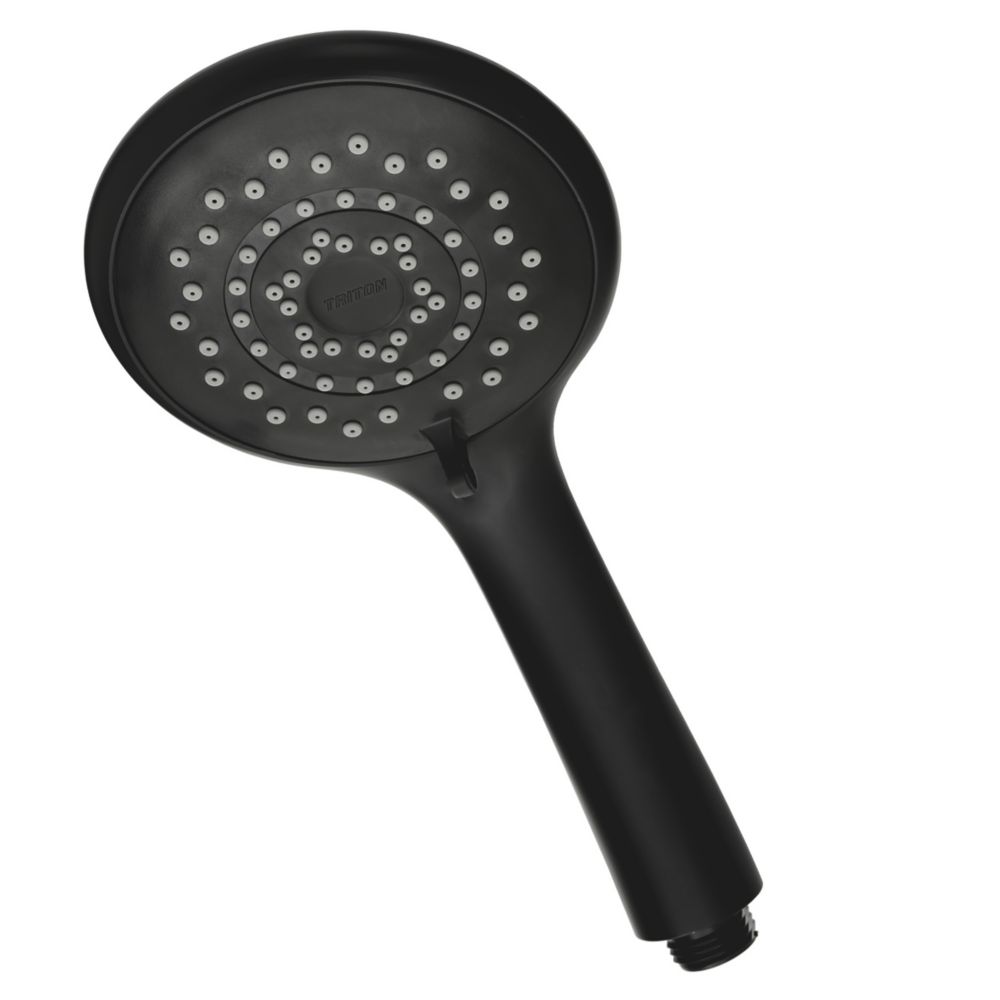 Triton T5 POS Shower Head Black 110 x 242mm - Screwfix