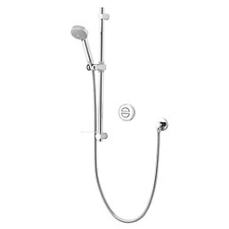 Aqualisa Smart Link Gravity-Pumped Rear-Fed Chrome Thermostatic Shower