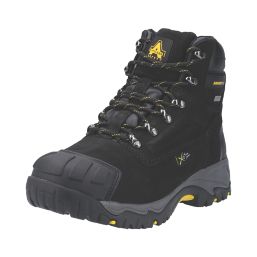 Amblers FS987 Size 10  Black Waterproof Steel Toe Cap Safety Boots