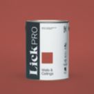 LickPro  Matt Red 02 Emulsion Paint 5Ltr