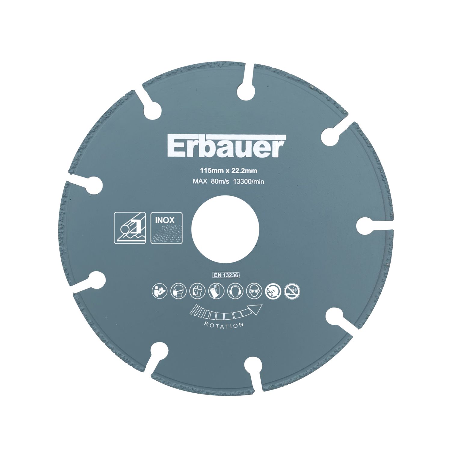 Erbauer Metal Diamond Blade 4 1/2" (115mm) x 1.3mm x 22.2mm (193PH)