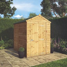 Mercia Modular 5' x 7' (Nominal) Apex Shiplap T&G Timber Shed