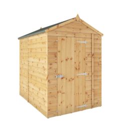 Mercia Modular 5' x 7' (Nominal) Apex Shiplap T&G Timber Shed