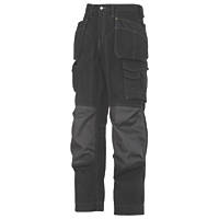 Snickers Rip-Stop Trousers Grey / Black 36" W 30" L